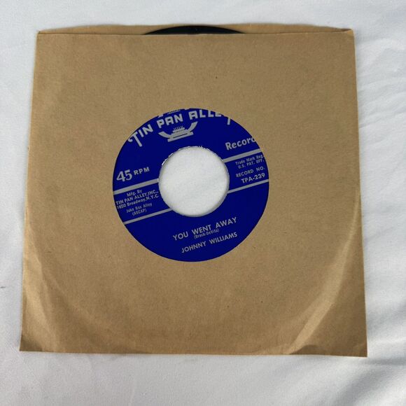 Johnny Williams Tin Pan Alley Rare 1959 Pop 45 Vinyl Near Mint NM I’ve Got A Hot - Picture 2 of 6
